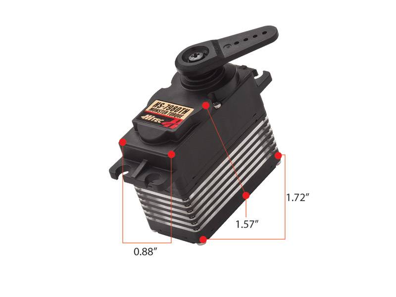 Hitec HS-7980TH HV Mega Torq Titan Gear Coreless UltraP Servo